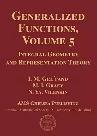 Generalized Functions, Volume 5 cover