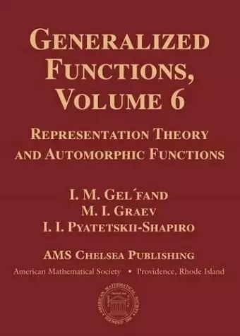 Generalized Functions, Volume 6 cover