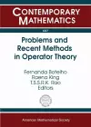 Problems and Recent Methods in Operator Theory cover