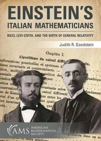 Einstein's Italian Mathematicians cover