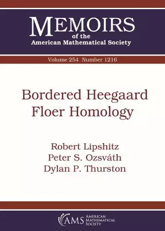 Bordered Heegaard Floer Homology cover