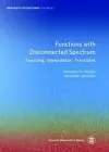 Functions with Disconnected Spectrum cover