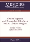 Cluster Algebras and Triangulated Surfaces Part II: Lambda Lengths cover