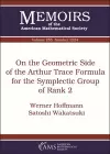 On the Geometric Side of the Arthur Trace Formula for the Symplectic Group of Rank 2 cover