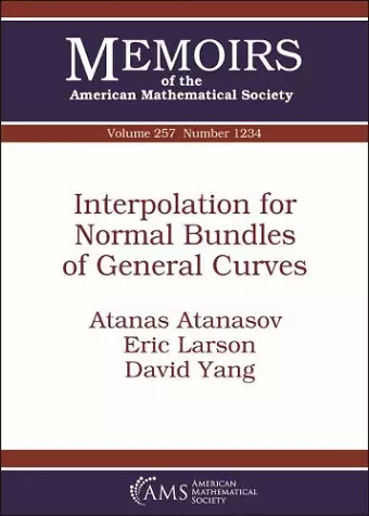 Interpolation for Normal Bundles of General Curves cover