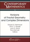 Horizons of Fractal Geometry and Complex Dimensions cover