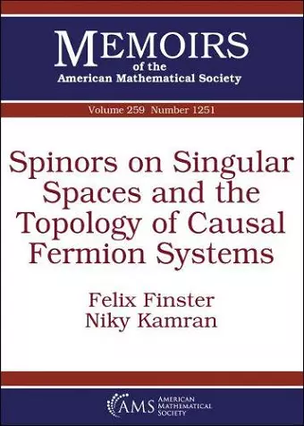 Spinors on Singular Spaces and the Topology of Causal Fermion Systems cover