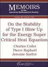 On the Stability of Type I Blow Up for the Energy Super Critical Heat Equation cover