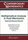Mathematical Analysis in Fluid Mechanics cover