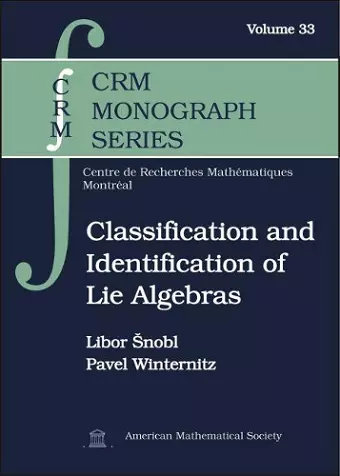 Classification and Identification of Lie Algebras cover