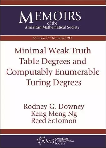 Minimal Weak Truth Table Degrees and Computably Enumerable Turing Degrees cover