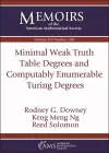 Minimal Weak Truth Table Degrees and Computably Enumerable Turing Degrees cover