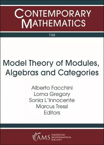 Model Theory of Modules, Algebras and Categories cover