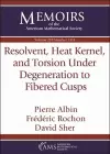 Resolvent, Heat Kernel, and Torsion Under Degeneration to Fibered Cusps cover