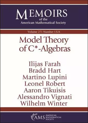 Model Theory of $\mathrm {C}^*$-Algebras cover