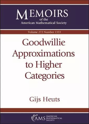 Goodwillie Approximations to Higher Categories cover