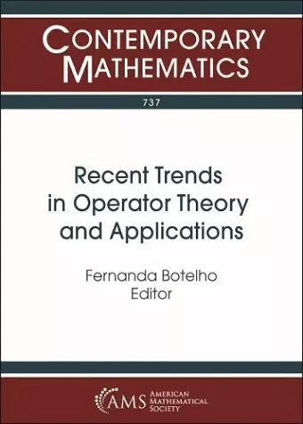 Recent Trends in Operator Theory and Applications cover