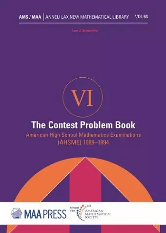 The Contest Problem Book VI cover