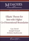 Elliptic Theory for Sets with Higher Co-Dimensional Boundaries cover