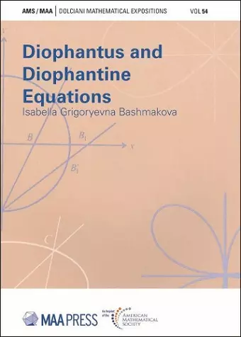 Diophantus and Diophantine Equations cover