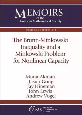 The Brunn-Minkowski Inequality and a Minkowski Problem for Nonlinear Capacity cover