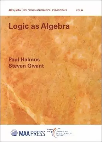 Logica As Algebra cover