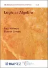 Logica As Algebra cover