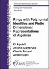 Rings with Polynomial Identities and Finite Dimensional Representations of Algebras cover