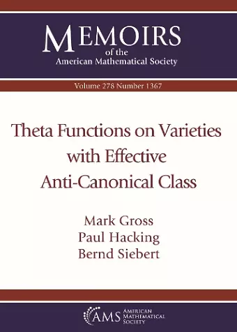 Theta Functions on Varieties with Effective Anti-Canonical Class cover