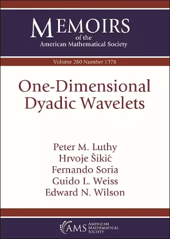 One-Dimensional Dyadic Wavelets cover