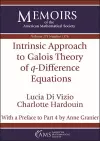 Intrinsic Approach to Galois Theory of $q$-Difference Equations cover