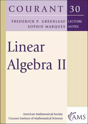 Linear Algebra II cover