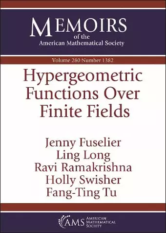 Hypergeometric Functions Over Finite Fields cover