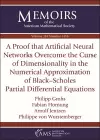 A Proof that Artificial Neural Networks Overcome the Curse of Dimensionality in the Numerical Approximation of Black-Scholes Partial Differential Equations cover