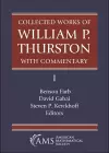 Collected Works of William P. Thurston with Commentary, I cover
