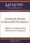 Analyticity Results in Bernoulli Percolation cover