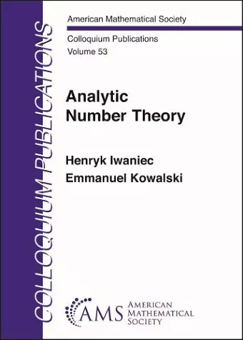 Analytic Number Theory cover