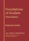 Foundations of Analysis cover