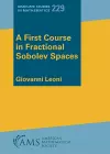 A First Course in Fractional Sobolev Spaces cover