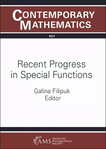 Recent Progress in Special Functions cover