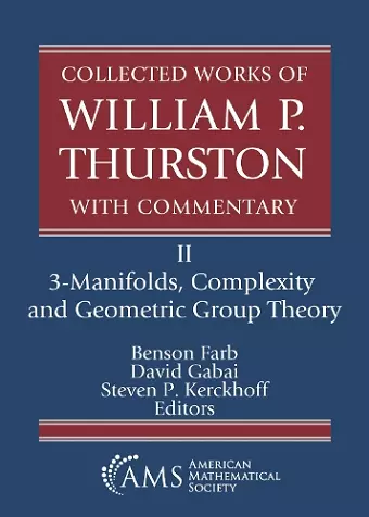 Collected Works of William P. Thurston with Commentary cover