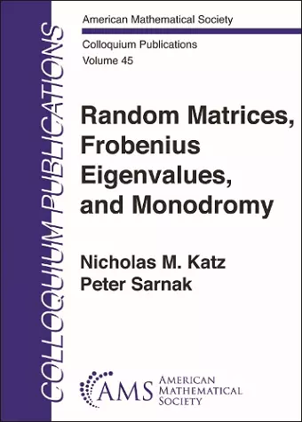 Random Matrices, Frobenius Eigenvalues, and Monodromy cover