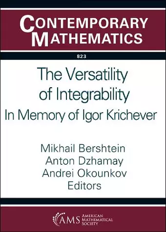 The Versatility of Integrability cover