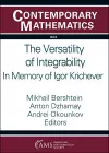 The Versatility of Integrability cover