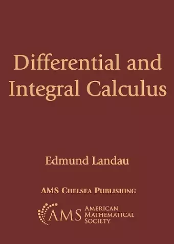 Differential and Integral Calculus cover