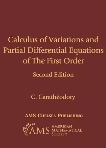 Calculus of Variations and Partial Differential Equations of First Order cover