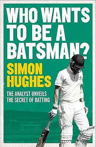 Who Wants to be a Batsman? cover
