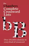 The Chambers Crossword Lists - New Edition cover