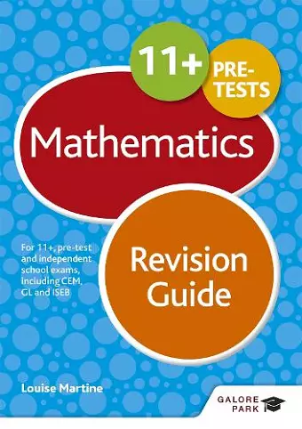 11+ Maths Revision Guide cover