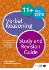 11+ Verbal Reasoning Study and Revision Guide cover